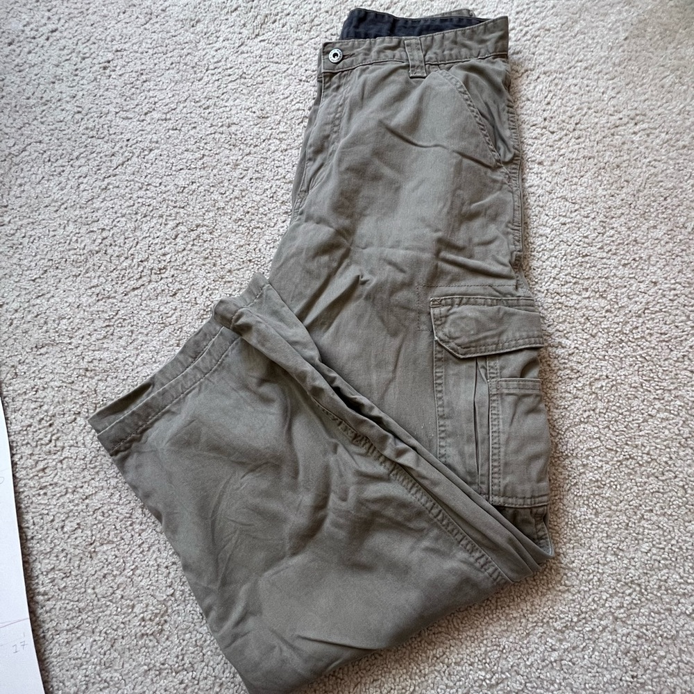 Wrangler originals cargo pants tan